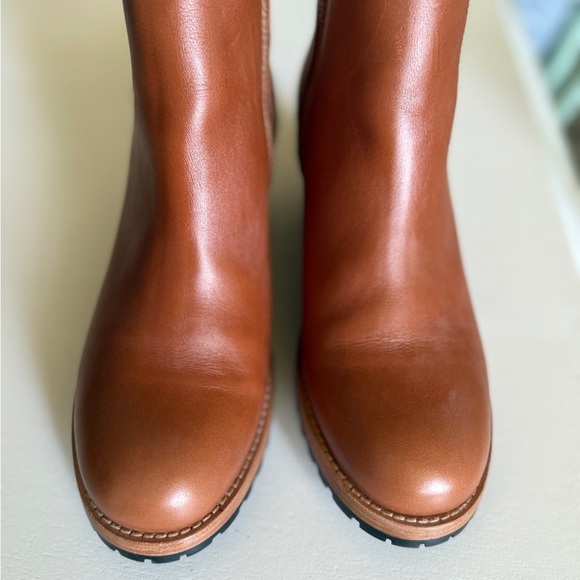 NWOB Portland Leather Patina Women's Tan Ankle Boots size 11 - Picture 5 of 9
